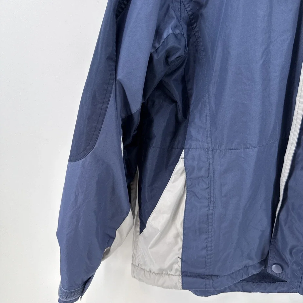 Port Authority Anacortes Mens Small Jacket Windbreaker Waterproof Hooded‎ Blue